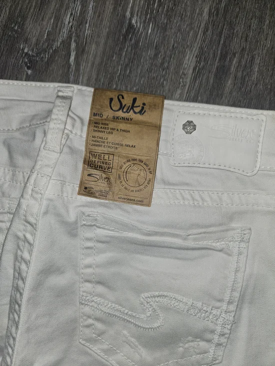 Silver Jeans Slim Fit Cream Jeans - Picture 5 of 5